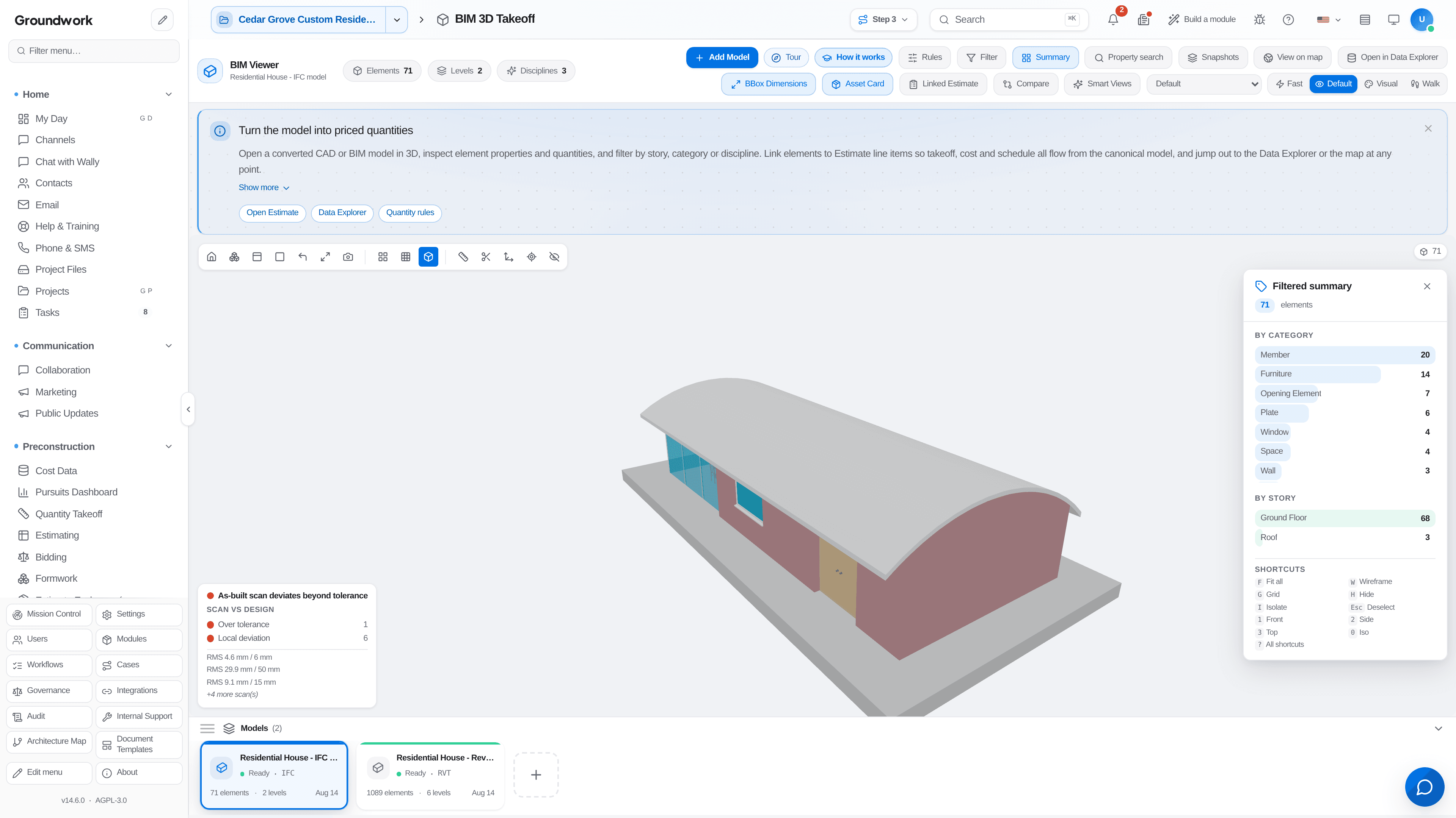 Groundwork BIM model viewer