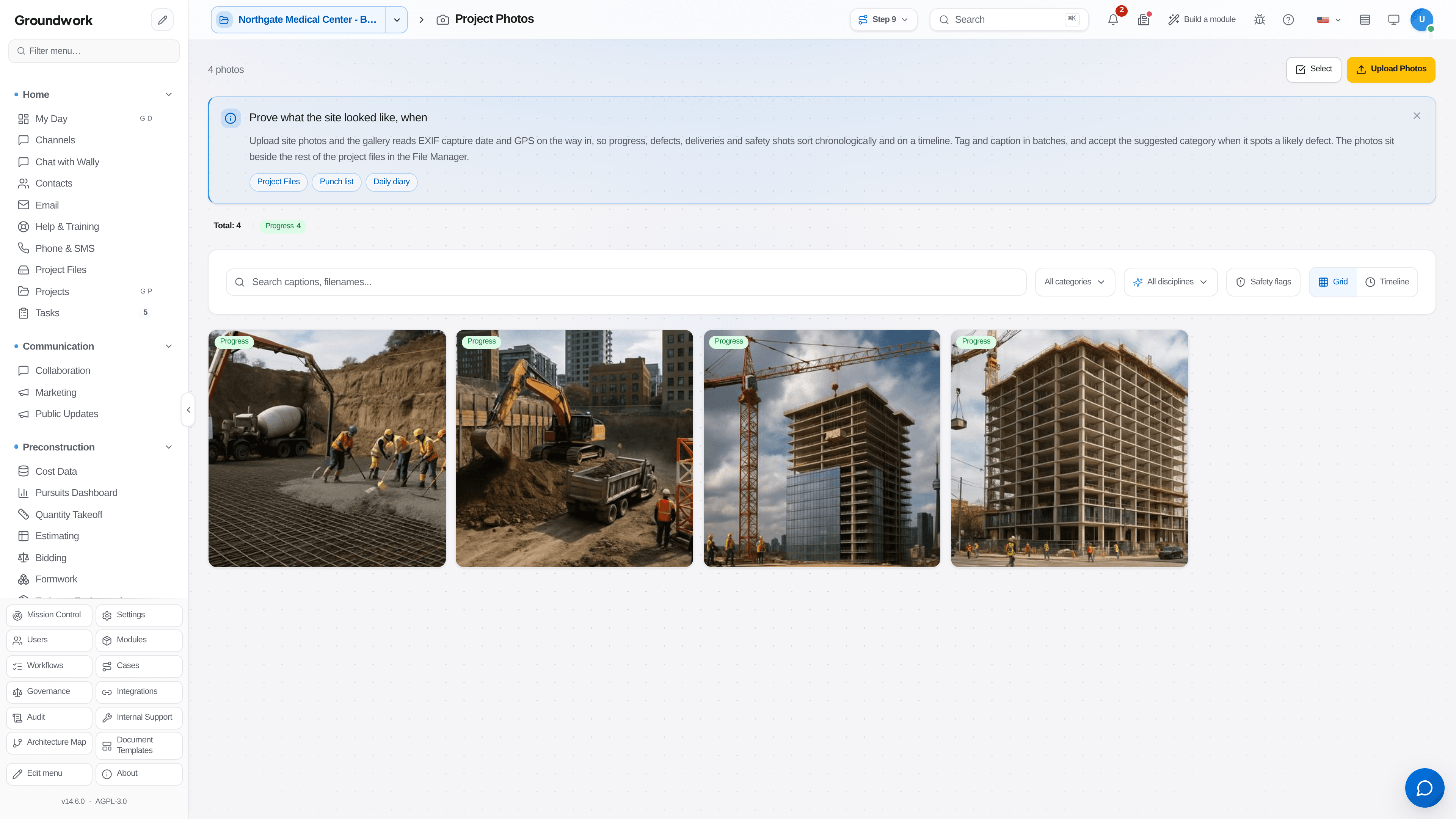 Groundwork field photo management