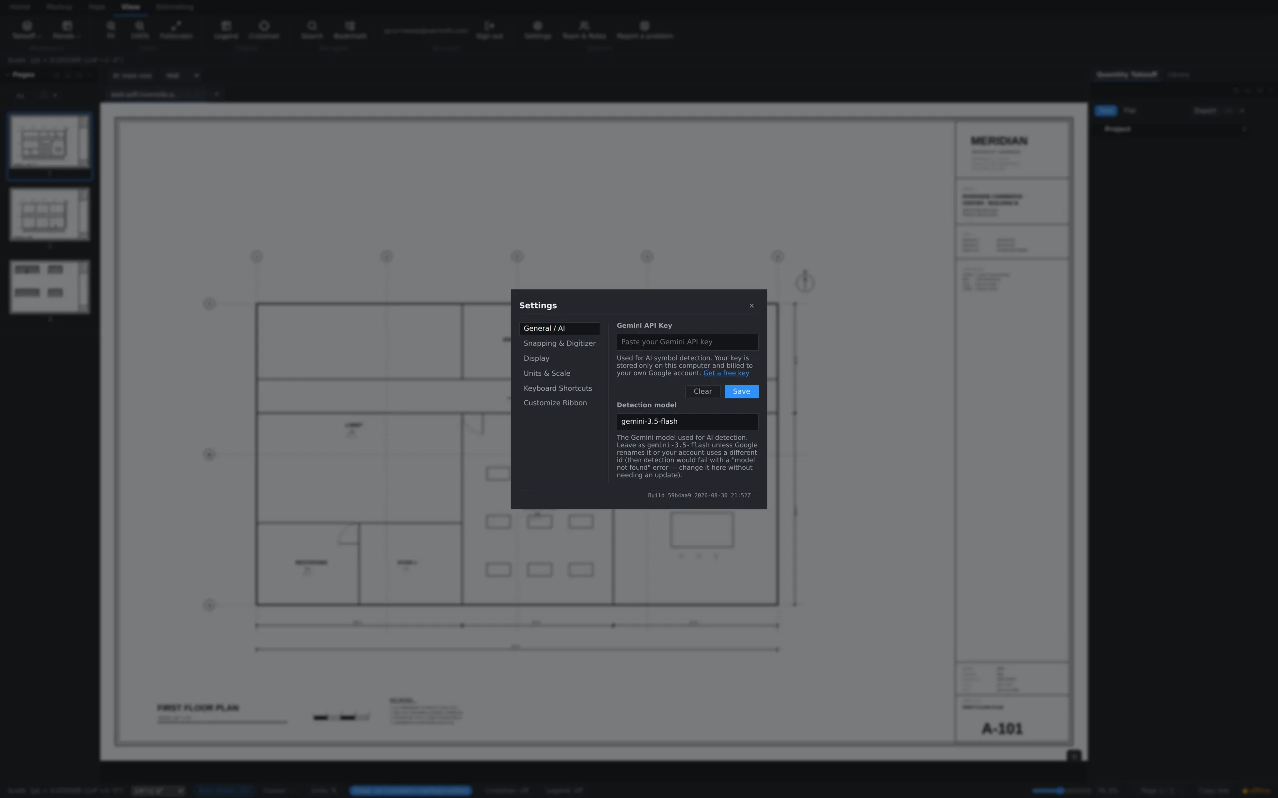 The MCP connection settings in Groundwork Takeoff, where an assistant's access token is minted